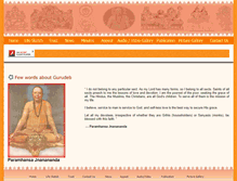 Tablet Screenshot of jagatgurujnanananda.org